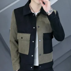 Jassen Heren*FRED - Elegante Zomerjas met Kleurcontrast voor Heren