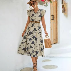 Jurken & Jumpsuits Dames*FREYA - Elegante zomerjurk voor zonnige dagen