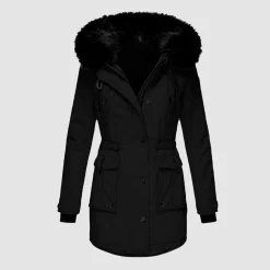 Jassen Dames*FRIEDA - Lange winterjas voor dames