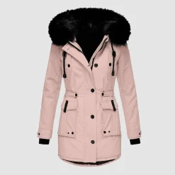 Jassen Dames*FRIEDA - Lange winterjas voor dames