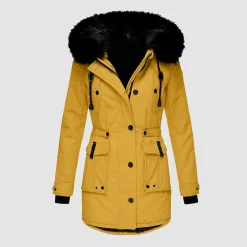 Jassen Dames*FRIEDA - Lange winterjas voor dames