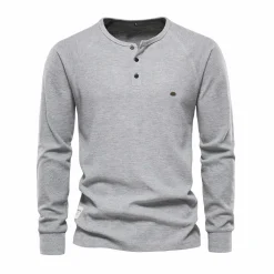 Shirts Heren*GABLE - Luchtige zomer shirt met lange mouwen