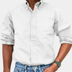 Shirts Heren*Gastone - Klassiek herenoverhemd voor de zomer