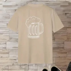 Shirts Heren*Georgios - Zomerse Oktoberfest T-shirt voor Heren met Bierkrugprint