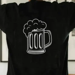 Shirts Heren*Georgios - Zomerse Oktoberfest T-shirt voor Heren met Bierkrugprint