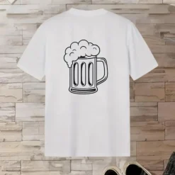 Shirts Heren*Georgios - Zomerse Oktoberfest T-shirt voor Heren met Bierkrugprint