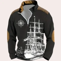 Truien & Vesten Heren*GERALD - Klassiek Zomers Sweatshirt voor Heren