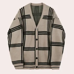 Truien & Vesten Heren*Gert - Tijdloze Gebreide Zomer Cardigan voor Mannen