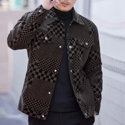 Jassen Heren*Ghita - Ontspannen Pasvorm Zomer Knoopjack voor Mannen