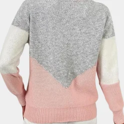 Truien & Vesten Dames*Giedre - Stijlvolle gebreide damestrui voor de zomer Rozeachtig grijs