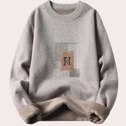 Truien & Vesten Heren*GILBERTO - Stijlvolle Zomerse Trui voor Heren Beige