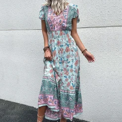 Jurken & Jumpsuits Dames*GINEVRA - Luchtige zomer boho jurk
