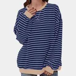 Truien & Vesten Dames*Gioia - Oversized en gestreepte zomerse trui voor dames