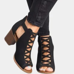 Damesschoenen*Gisella - Trendy Zomerse Vrouwen Sandalen met riempjes