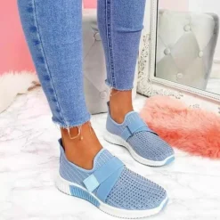 Damesschoenen*Giselle - Ademende casual damesschoenen voor de zomer