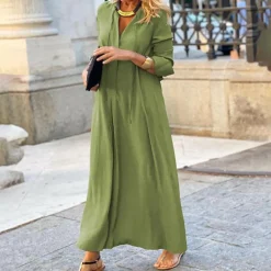 Jurken & Jumpsuits Dames*GITTA - Comfortabele loose fit maxi zomerjurk