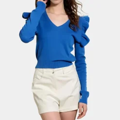 Truien & Vesten Dames*GIULIETTA - Luchtige Zomertrui voor Dames Blauw