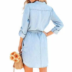 Jurken & Jumpsuits Dames*GLENDA - Comfortabel zomers minijurkje