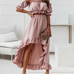 Sets Dames*GORDANA - Prachtige lange zomerjurk