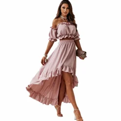 Sets Dames*GORDANA - Prachtige lange zomerjurk