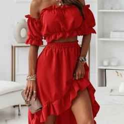 Sets Dames*GORDANA - Prachtige lange zomerjurk