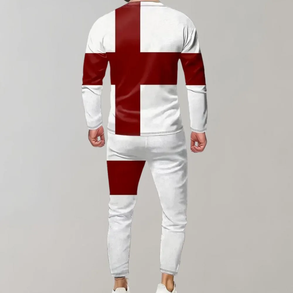 Sets Heren*Gorm - Cross trainingspak met grafische print voor de zomer