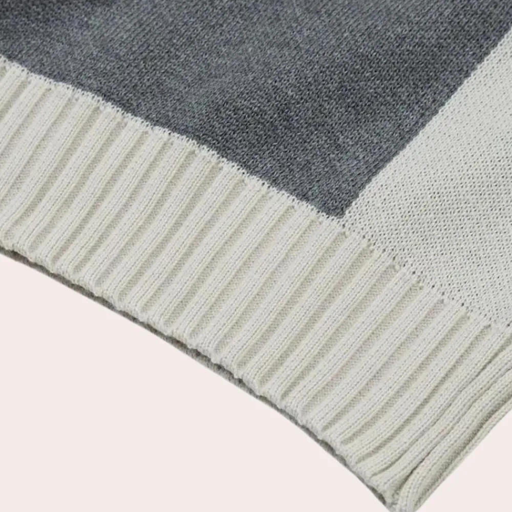 Truien & Vesten Heren*Greco - Heren trendy geruite zomertrui met capuchon