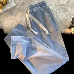 Broeken Heren*GREGORY - Modieuze Zomerse Denim Broek voor Heren