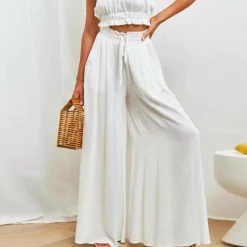 Broeken & Rokken Dames*GRETA - Elegante losse zomerbroek