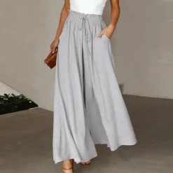 Broeken & Rokken Dames*GRETA - Elegante losse zomerbroek