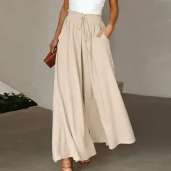 Broeken & Rokken Dames*GRETA - Elegante losse zomerbroek