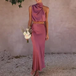 Sets Dames*GUILLAUME - Stijlvolle zomerse maxi rok set