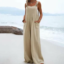 Jurken & Jumpsuits Dames*GUNVOR - Luchtige zomer jumpsuit