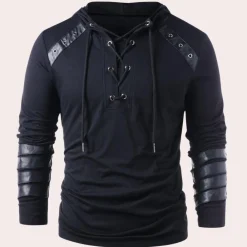 Truien & Vesten Heren*Gusztav - Mannen Casual Coole Verstelbare Zomer Hoodie