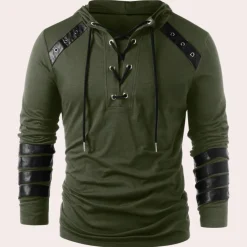 Truien & Vesten Heren*Gusztav - Mannen Casual Coole Verstelbare Zomer Hoodie