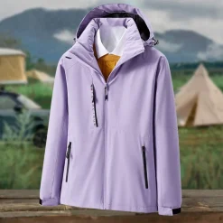 Jassen Dames*Gweneth - Comfortabele jas met stijlvolle capuchon