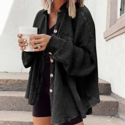 Truien & Vesten Dames*HADLY - Los ribgebreid zomer vest