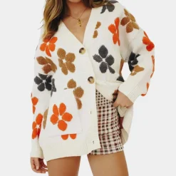 Truien & Vesten Dames*Hainrich - Romantisch Gebloemd Damesvest voor de Zomer