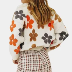 Truien & Vesten Dames*Hainrich - Romantisch Gebloemd Damesvest voor de Zomer