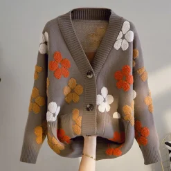 Truien & Vesten Dames*Hainrich - Romantisch Gebloemd Damesvest voor de Zomer