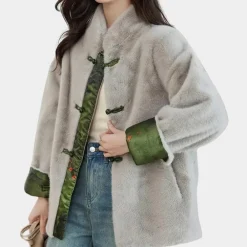 Jassen Dames*HALIME - Elegante Winterjas voor Dames Beige