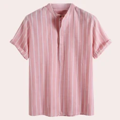 Shirts Heren*Hannes - Modern herenhemd met trendy strepen voor de zomer