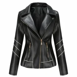 Leren Jassen Dames|Jassen Dames*HANNIE - Stijlvolle leren zomerjas