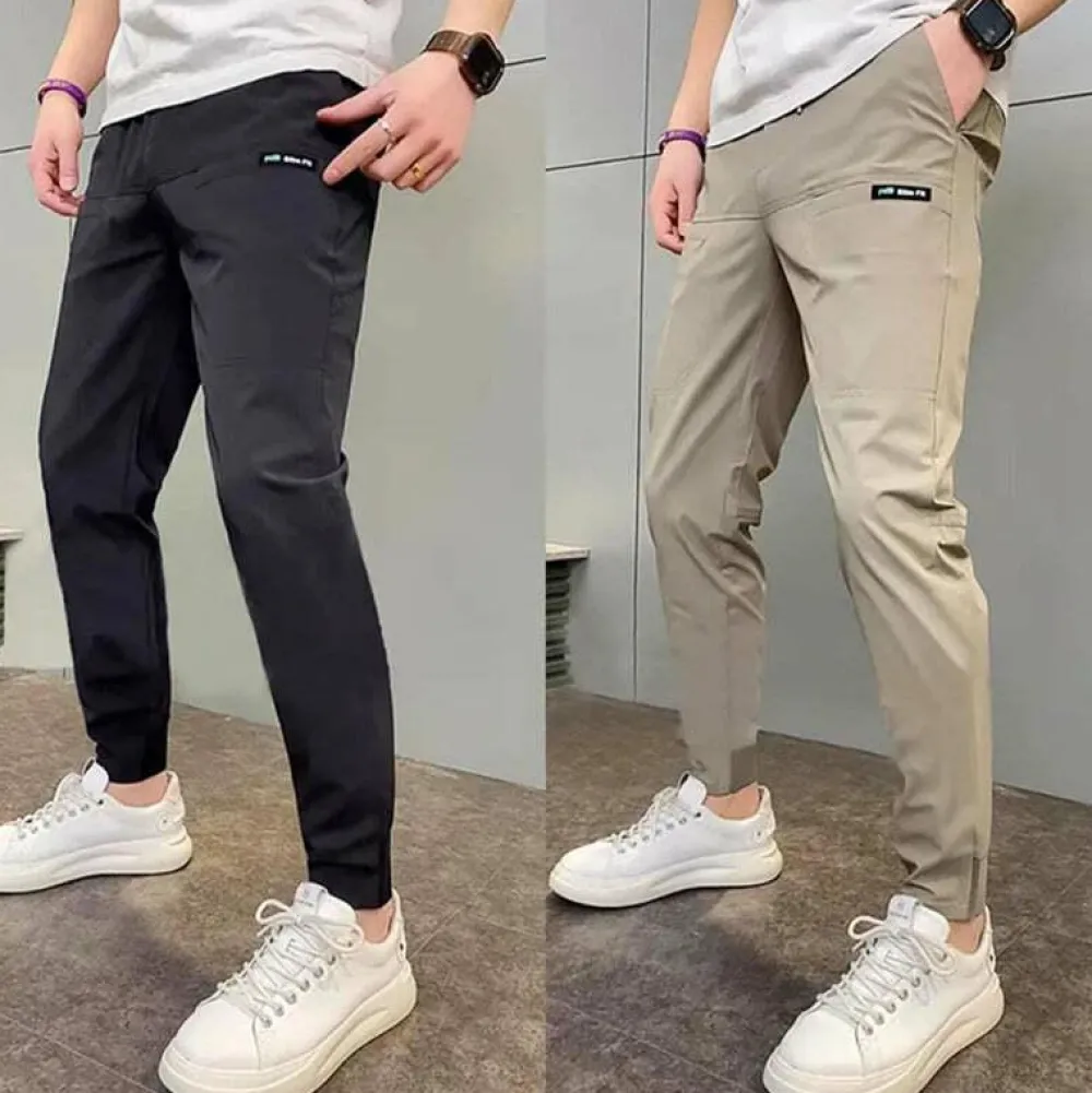 Broeken Heren*HARRI - Multi-pocket casual zomerbroek voor heren