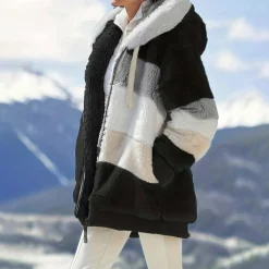 Jassen Dames*HARRIET - Fleecejack met capuchon voor dames