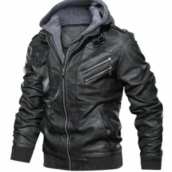 Leren Jassen Heren*Hawk Leren Jas - Perfect voor de Lente en Zomer