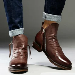 Schoenen Heren*HAYLOM - Stijlvolle zomerlaarzen met rits