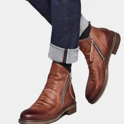 Schoenen Heren*HAYLOM - Stijlvolle zomerlaarzen met rits