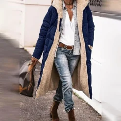 Jassen Dames*HAZEL - Lange winterjas voor dames