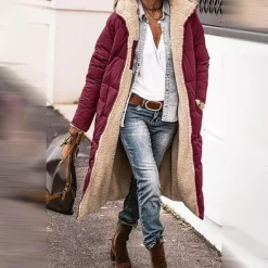 Jassen Dames*HAZEL - Lange winterjas voor dames